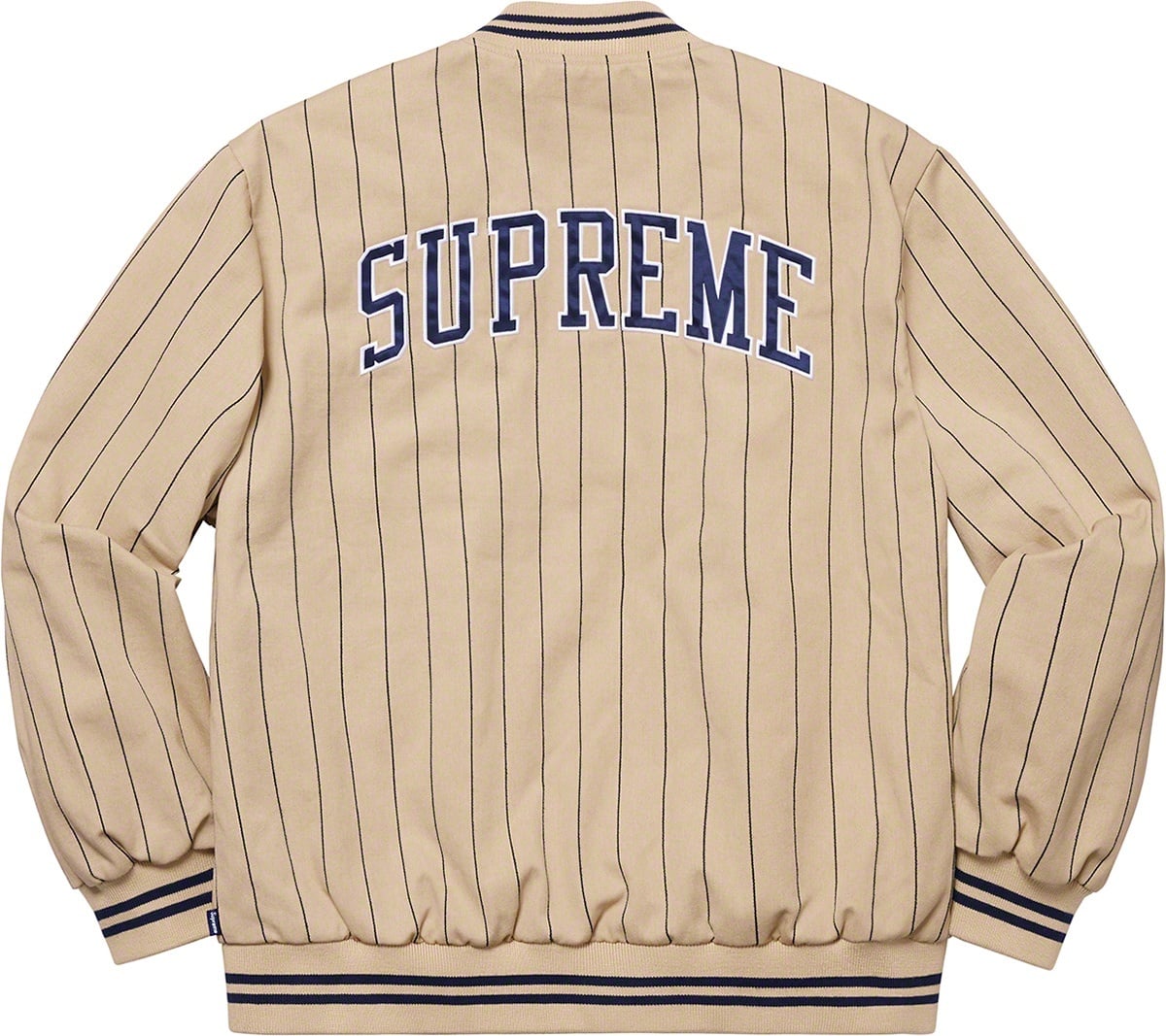 Pinstripe Varsity Jacket view 14